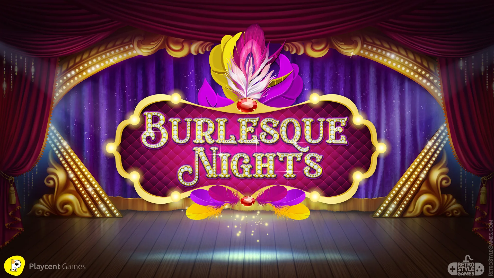 2D Burlesque Nights Slot Game Logo